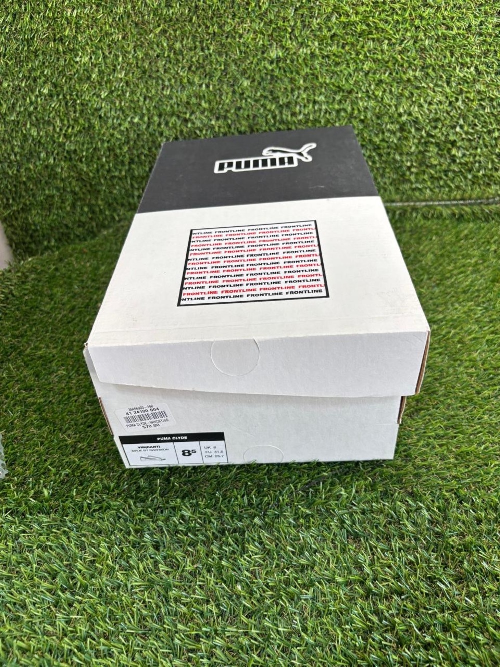 PUMA Clyde x Garrixon Studios Vib(rant) Custom Box Only + 2x Laces Note Card